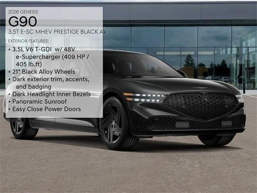2026 Genesis G90 3.5T e-SC Prestige Black