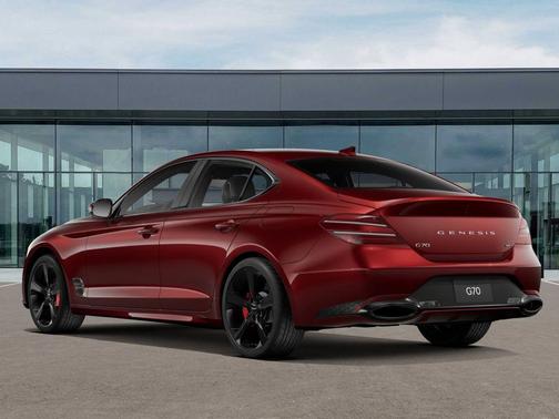 Red 2026 Genesis G70 3.3T Sport Prestige