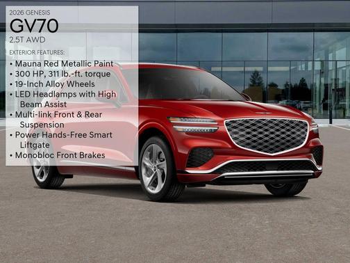Red 2026 Genesis GV70 2.5T