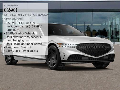 2026 Genesis G90 3.5T e-SC Prestige Black