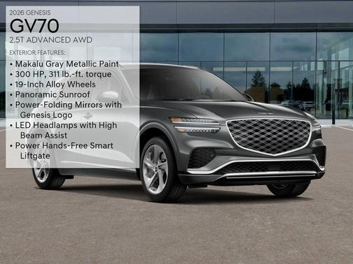 Makalu Gray 2026 Genesis GV70 2.5T Advanced
