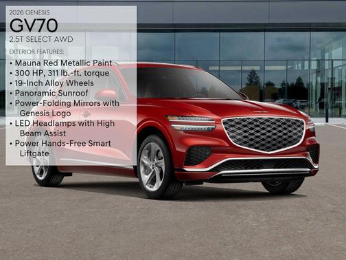 Red 2026 Genesis GV70 2.5T