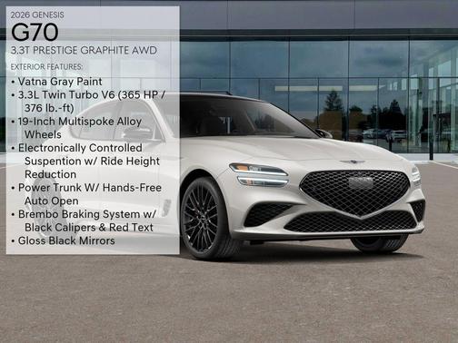 2026 Genesis G70 3.3T