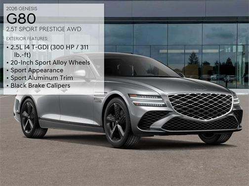 2026 Genesis G80 2.5T