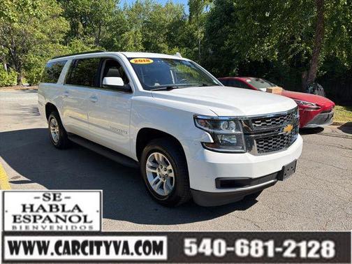 Summit White 2018 Chevrolet Suburban LT