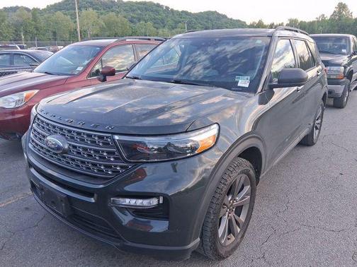 Green Metallic 2021 Ford Explorer XLT