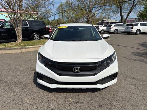 White 2021 Honda Civic LX