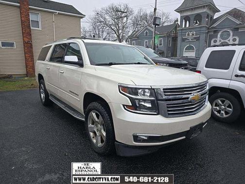 White Diamond Clearcoat 2015 Chevrolet Suburban 1500 LTZ