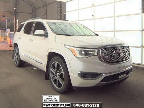 White Frost 2017 GMC Acadia Denali