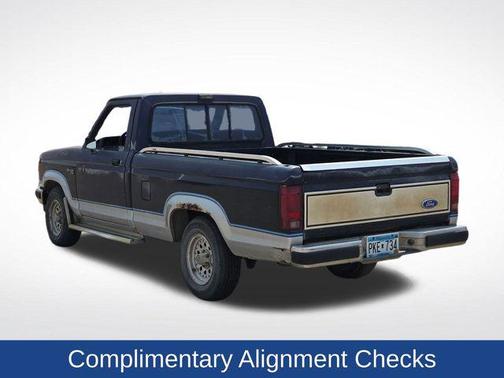 Blue 1990 Ford Ranger XLT