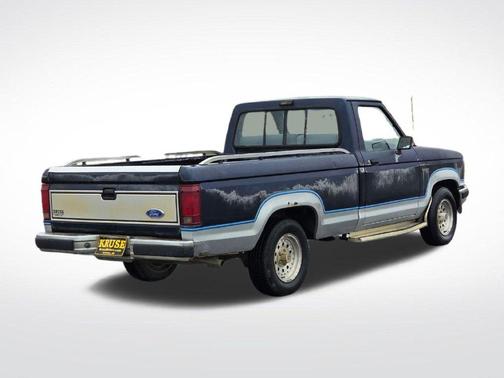 Blue 1990 Ford Ranger XLT