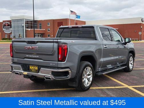 Satin Steel Metallic 2022 GMC Sierra 1500 SLT