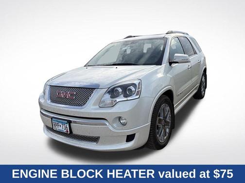 White Diamond Tricoat 2012 GMC Acadia Denali