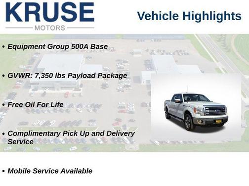 Oxford White 2013 Ford F-150 Lariat