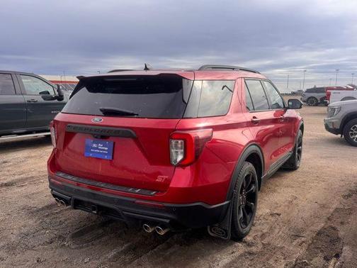 Rapid Red Metallic Tinted Clearcoat 2023 Ford Explorer ST