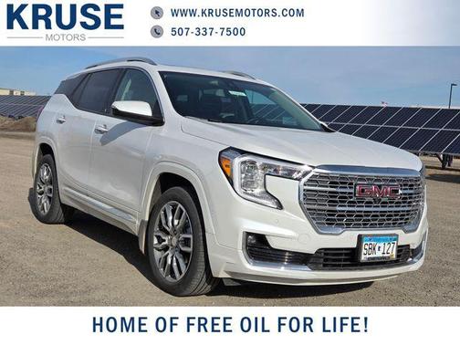 White Frost Tricoat 2024 GMC Terrain Denali