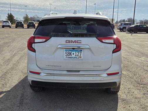 White Frost Tricoat 2024 GMC Terrain Denali