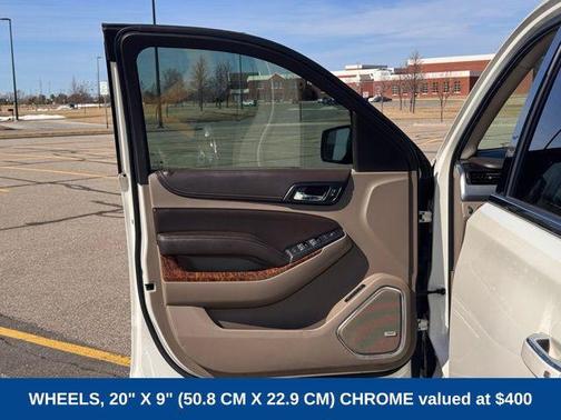 White Diamond Clearcoat 2015 Chevrolet Suburban 1500 LTZ
