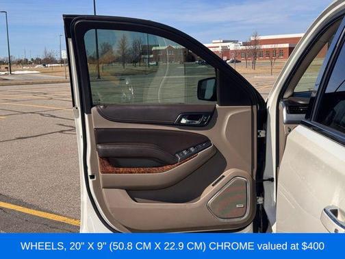 White Diamond Clearcoat 2015 Chevrolet Suburban 1500 LTZ