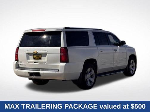 White Diamond Clearcoat 2015 Chevrolet Suburban 1500 LTZ