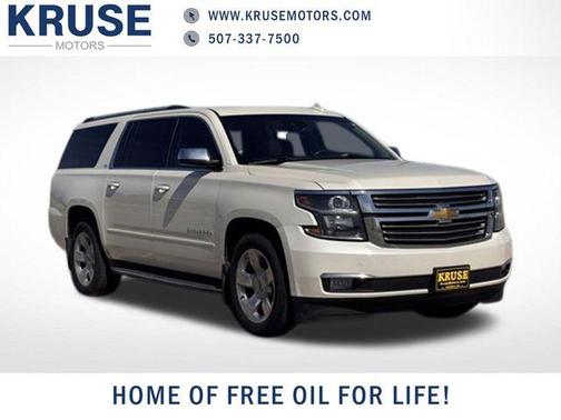 White Diamond Clearcoat 2015 Chevrolet Suburban 1500 LTZ