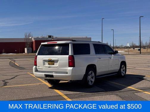 White Diamond Clearcoat 2015 Chevrolet Suburban 1500 LTZ