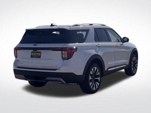 White Metallic 2026 Ford Explorer Platinum