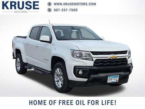 Summit White 2022 Chevrolet Colorado LT