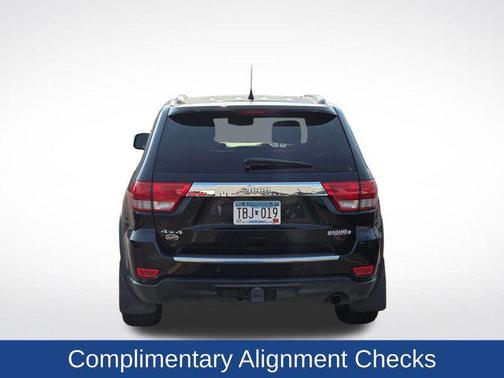 Brilliant Black Crystal Pearlcoat 2012 Jeep Grand Cherokee Overland