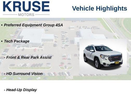 White Frost Tricoat 2022 GMC Terrain SLT