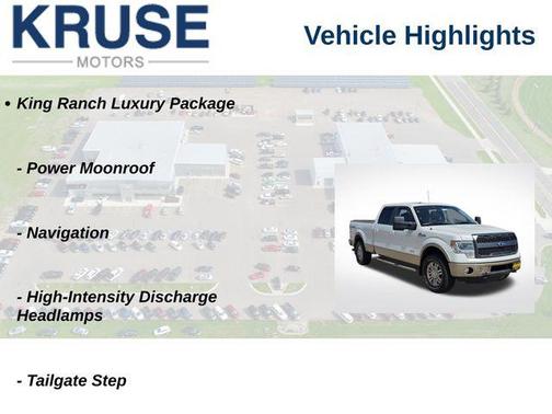 White Platinum Clearcoat Metallic 2013 Ford F-150 King Ranch