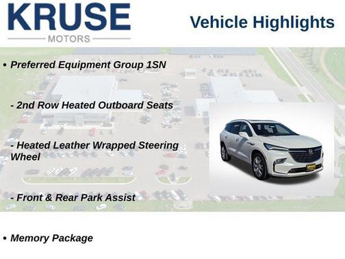 White Frost Tricoat 2023 Buick Enclave Premium AWD