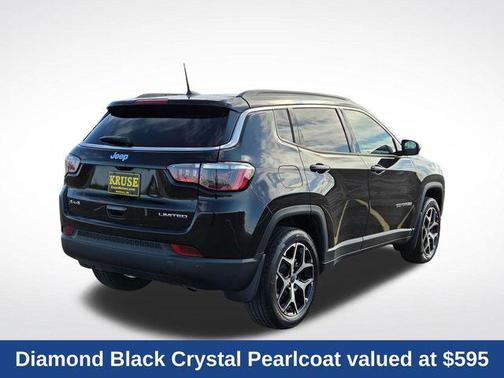 Diamond Black Crystal Pearlcoat 2025 Jeep Compass Limited