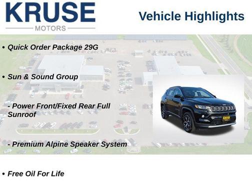 Diamond Black Crystal Pearlcoat 2025 Jeep Compass Limited