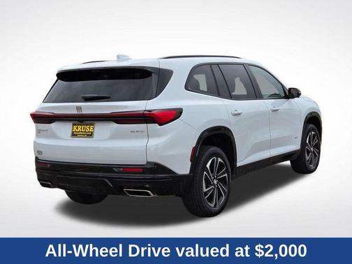 Iridescent White Tricoat 2026 Buick Enclave Sport Touring