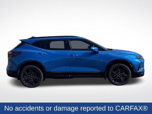 Blue 2021 Chevrolet Blazer RS