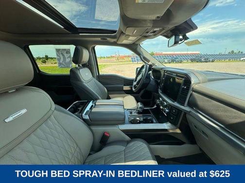 Star White Metallic Tri-Coat 2025 Ford F-150 Platinum