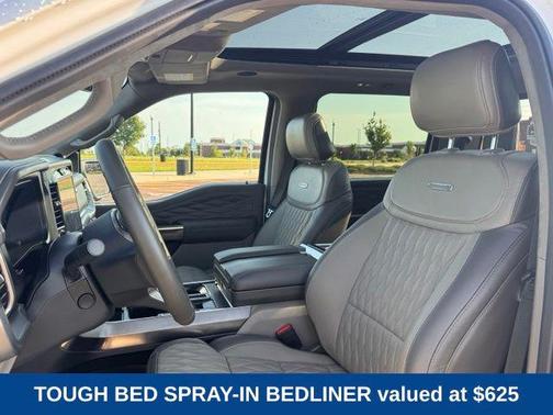 Star White Metallic Tri-Coat 2025 Ford F-150 Platinum