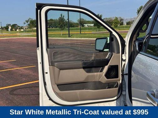 Star White Metallic Tri-Coat 2025 Ford F-150 Platinum