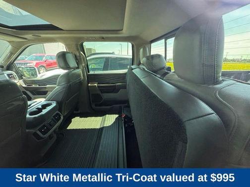 Star White Metallic Tri-Coat 2025 Ford F-150 Platinum