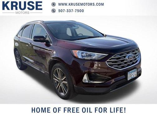Burgundy Velvet Metallic Tinted Clearcoat 2020 Ford Edge Titanium