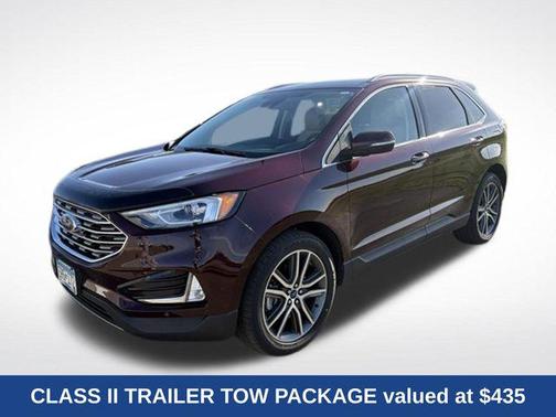 Burgundy Velvet Metallic Tinted Clearcoat 2020 Ford Edge Titanium