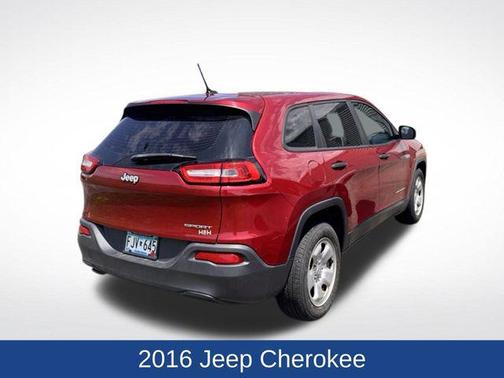 Deep Cherry Red Crystal Pearlcoat 2016 Jeep Cherokee Sport