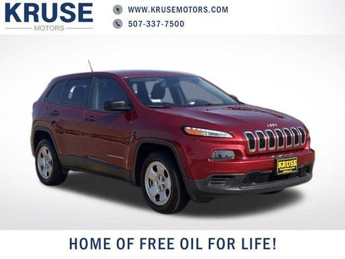 Deep Cherry Red Crystal Pearlcoat 2016 Jeep Cherokee Sport