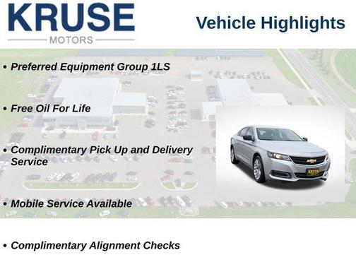 Silver Ice Metallic 2019 Chevrolet Impala 1LS