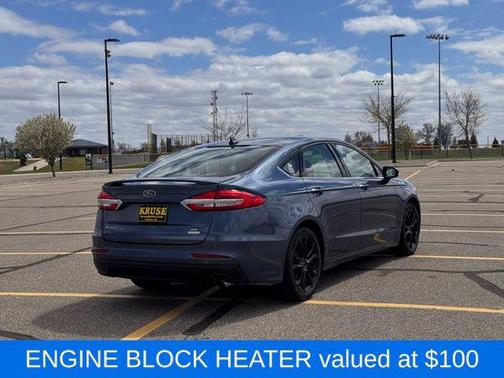 Blue Metallic 2019 Ford Fusion SE