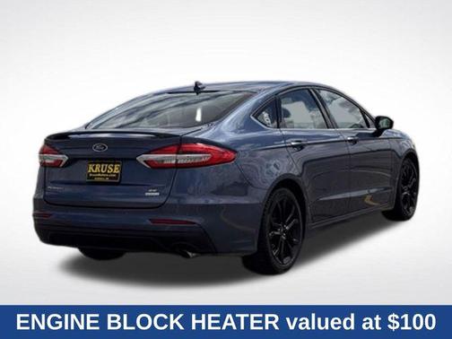 Blue Metallic 2019 Ford Fusion SE