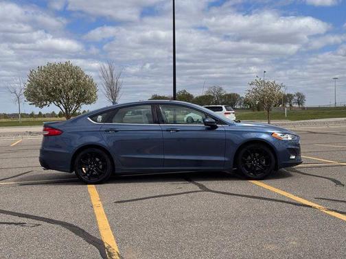 Blue Metallic 2019 Ford Fusion SE