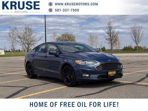 Blue Metallic 2019 Ford Fusion SE