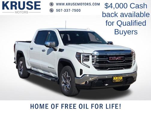 Summit White 2026 GMC Sierra 1500 SLT
